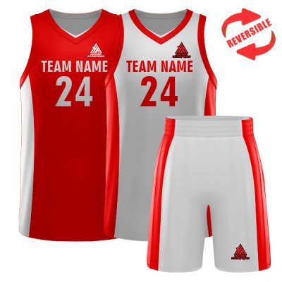 Custom Reversible Basketball Uniform