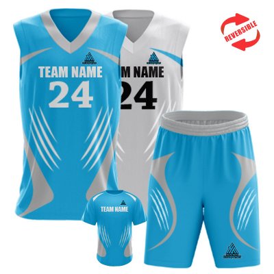 Custom Reversible Basketball Uniform