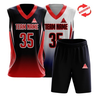 Custom Reversible Basketball Uniform